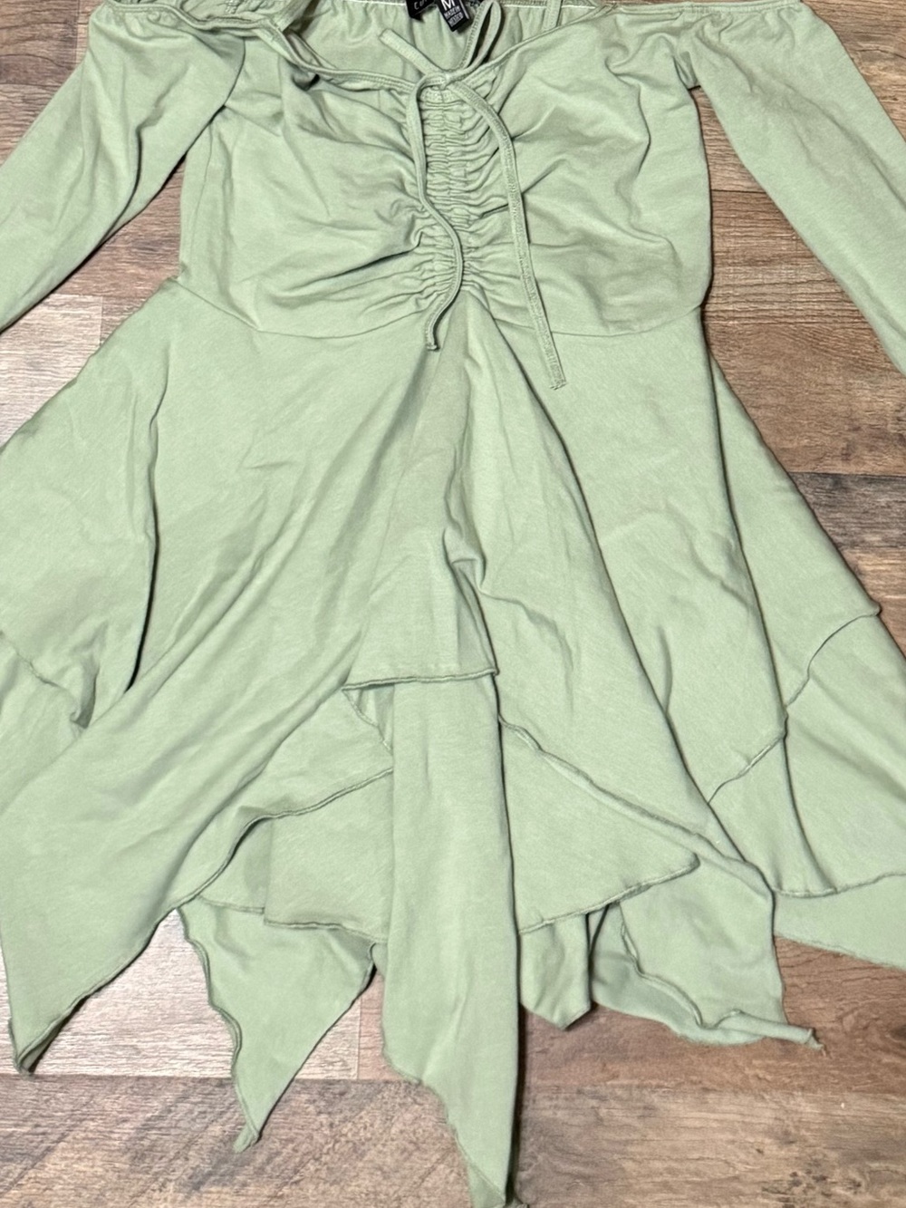 Current Mood “F is for fairy” Handkerchief Mini Dress - Picture 5 of 5